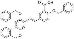 (E)-5-[2-(Beznyloxy)2-[2,5-bis(benzyloxy)phenyl]ethenyl]-benzoic Acid CAS#: 150258-61-0