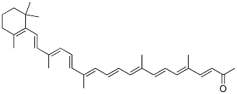 (E)-5,9,14,18-tetramethyl-20-(2,6,6-trimethylcyclohexenyl)-3,5,7,9,11,13,15,17,19-icosanonaen-2-one CAS#: 3604-90-8