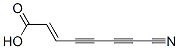 (E)-7-Cyano-2-heptene-4,6-diynoic acid CAS#: 463-15-0