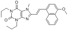 (E)-8-(2-(4-Methoxynaphthyl)vinyl)-7-methyl-1,3-dipropylxanthine CAS#: 151539-65-0