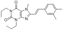 (E)-8-(3,4-Dimethylstyryl)-7-methyl-1,3-dipropylxanthine CAS#: 151539-30-9