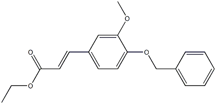(E)-Ethyl 3-(4-(benzyloxy)-3-Methoxyphenyl)acrylate CAS#: 38157-08-3