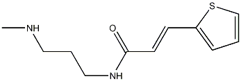 (E)-N-(3-Methylaminopropyl)-2-thiopheneacrylamide CAS#: 36700-39-7