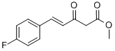 (E)-methyl 5-(4-fluorophenyl)-3-oxopent-4-enoate CAS#: 144224-15-7