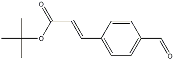 (E)-tert-Butyl 3-(4-formylphenyl)acrylate CAS#: 144374-53-8