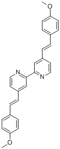 (E,E)-4,4'-Bis[2-(4-methoxyphenyl)ethenyl]-2,2'-bipyridine CAS#: 166827-53-8