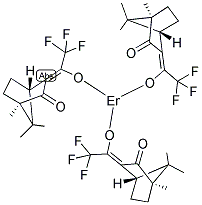 ERBIUM TRIS[3-(TRIFLUOROMETHYLHYDROXYMETHYLENE)-(+)-CAMPHORATE] CAS#: 39017-76-0