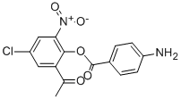 ETHANONE, 1-[2-[(4-AMINOBENZOYL)OXY]-5-CHLORO-3-NITROPHENYL]- CAS#: 357166-51-9