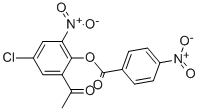 ETHANONE, 1-[5-CHLORO-3-NITRO-2-[(4-NITROBENZOYL)OXY]PHENYL]- CAS#: 357166-49-5