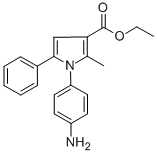 ETHYL 1-(4-AMINOPHENYL)-2-METHYL-5-PHENYL-1H-PYRROLE-3-CARBOXYLATE CAS#: 306936-25-4