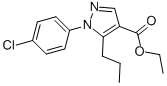 ETHYL 1-(4-CHLOROPHENYL)-5-PROPYL-1H-PYRAZOLE-4-CARBOXYLATE CAS#: 175137-16-3