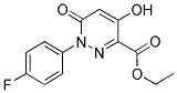 ETHYL 1-(4-FLUOROPHENYL)-4-HYDROXY-6-OXO-1,6-DIHYDRO-3-PYRIDAZINECARBOXYLATE CAS#: 339031-84-4