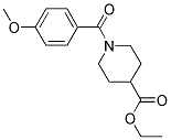 ETHYL 1-(4-METHOXYBENZOYL)-4-PIPERIDINECARBOXYLATE CAS#: 349397-64-4
