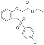 ETHYL 2-(2-([(4-CHLOROPHENYL)SULFONYL]METHYL)PHENOXY)ACETATE CAS#: 175202-86-5