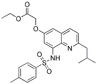 ETHYL 2-(2-ISOBUTYL-6-QUINOLYLOXY-8-P-TOLUENESULFONAMIDO)ACETATE CAS#: 316124-91-1