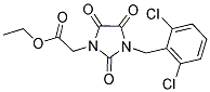 ETHYL 2-[3-(2,6-DICHLOROBENZYL)-2,4,5-TRIOXO-1-IMIDAZOLIDINYL]ACETATE CAS#: 320423-00-5
