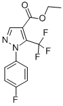 ETHYL 2-(4-FLUOROPHENYL)-3-(TRIFLUOROMETHYL)PYRAZOLE-4-CARBOXYLATE CAS#: 175137-38-9