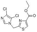 ETHYL 2-[(4,5-DICHLORO-1H-IMIDAZOL-1-YL)METHYL]-1,3-THIAZOLE-4-CARBOXYLATE CAS#: 175202-20-7
