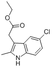 ETHYL 2-(5-CHLORO-2-METHYL-1H-INDOL-3-YL)ACETATE CAS#: 3446-72-8