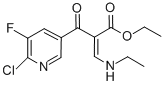 ETHYL 2-[(6-CHLORO-5-FLUOROPYRIDIN-3-YL)CARBONYL]-3-(ETHYLAMINO)ACRYLATE CAS#: 306935-70-6