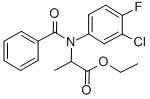 ETHYL 2-(BENZOYL-3-CHLORO-4-FLUOROANILINO)PROPANOATE CAS#: 34029-27-1