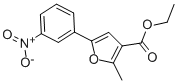ETHYL 2-METHYL-5-(3-NITROPHENYL)-3-FUROATE CAS#: 175276-71-8