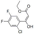 ETHYL 3-(2-CHLORO-4,5-DIFLUOROPHENYL)-3-HYDROXYACRYLATE CAS#: 121873-00-5