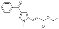 ETHYL 3-(4-BENZOYL-1-METHYL-1H-PYRROL-2-YL)ACRYLATE CAS#: 128843-39-0
