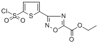 ETHYL 3-[5-(CHLOROSULFONYL)-2-THIENYL]-1,2,4-OXADIAZOLE-5-CARBOXYLATE CAS#: 388088-70-8