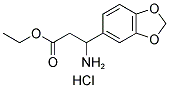 ETHYL 3-AMINO-3-(1,3-BENZODIOXOL-5-YL)PROPANOATE HYDROCHLORIDE CAS#: 149498-94-2