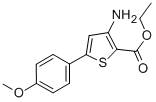 ETHYL 3-AMINO-5-(4-METHOXYPHENYL)THIOPHENE-2-CARBOXYLATE CAS#: 37572-24-0