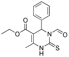 ETHYL 3-FORMYL-6-METHYL-4-PHENYL-2-THIOXO-1,2,3,4-TETRAHYDRO-5-PYRIMIDINECARBOXYLATE CAS#: 123044-10-0