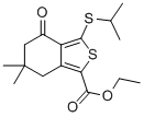 ETHYL 3-(ISOPROPYLTHIO)-6,6-DIMETHYL-4-OXO-4,5,6,7-TETRAHYDROBENZO[C]THIOPHENE-1-CARBOXYLATE CAS#: 175202-44-5