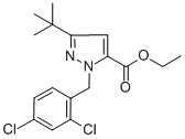 ETHYL 3-(TERT-BUTYL)-1-(2,4-DICHLOROBENZYL)-1H-PYRAZOLE-5-CARBOXYLATE CAS#: 306936-96-9