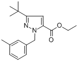 ETHYL 3-(TERT-BUTYL)-1-(3-METHYLBENZYL)-1H-PYRAZOLE-5-CARBOXYLATE CAS#: 306936-95-8
