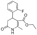 ETHYL 4-(2-FLUOROPHENYL)-2-METHYL-6-OXO-1,4,5,6-TETRAHYDRO-3-PYRIDINECARBOXYLATE CAS#: 303139-43-7
