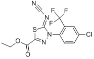 ETHYL 4-[4-CHLORO-2-(TRIFLUOROMETHYL)PHENYL]-5-CYA NAMIDE-4,5-DIHYDRO-1,3,4-THIADIAZOLE-2-CARBOXYLATE CAS#: 148367-88-8
