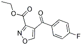 ETHYL 4-(4-FLUOROBENZOYL)-3-ISOXAZOLECARBOXYLATE CAS#: 338420-60-3