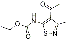 ETHYL 4-ACETYL-3-METHYLISOTHIAZOL-5-YLCARBAMATE CAS#: 120750-19-8