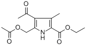 ETHYL 4-ACETYL-5-[(ACETYLOXY)METHYL]-3-METHYL-1H-PYRROLE-2-CARBOXYLATE CAS#: 143583-56-6
