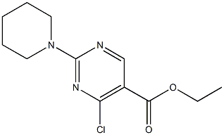 ETHYL 4-CHLORO-2-(PIPERIDIN-1-YL)PYRIMIDINE-5-CARBOXYLATE CAS#: 34750-24-8