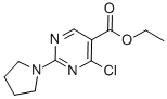 ETHYL 4-CHLORO-2-(PYRROLIDIN-1-YL)PYRIMIDINE-5-CARBOXYLATE CAS#: 34750-25-9