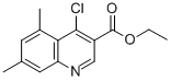 ETHYL 4-CHLORO-5,7-DIMETHYLQUINOLINE-3-CARBOXYLATE CAS#: 338954-49-7