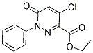 ETHYL 4-CHLORO-6-OXO-1-PHENYL-1,6-DIHYDRO-3-PYRIDAZINECARBOXYLATE CAS#: 339030-49-8