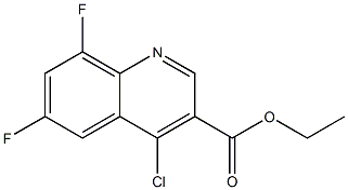 ETHYL 4-CHLORO-6,8-DIFLUOROQUINOLINE-3-CARBOXYLATE CAS#: 150258-20-1
