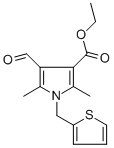 ETHYL 4-FORMYL-2,5-DIMETHYL-1-(2-THIENYLMETHYL)-1H-PYRROLE-3-CARBOXYLATE CAS#: 175276-54-7