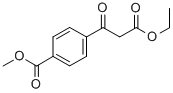 ETHYL 4-METHOXYCARBONYLBENZOYLACETATE CAS#: 155877-84-2