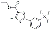 ETHYL 4-METHYL-2-[3-(TRIFLUOROMETHYL)PHENYL]THIAZOLE-5-CARBOXYLAT CAS#: 144061-14-3