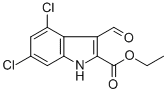 ETHYL 4,6-DICHLORO-3-FORMYL-1H-INDOLE-2-CARBOXYLATE CAS#: 153435-96-2