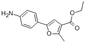 ETHYL 5-(4-AMINOPHENYL)-2-METHYL-3-FUROATE CAS#: 175276-70-7
